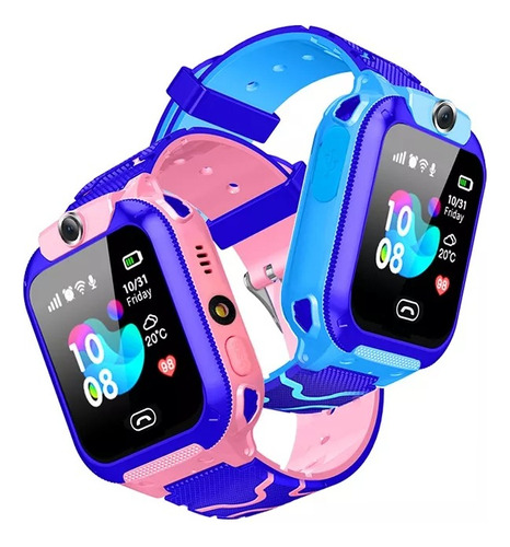 Smartwatch Niños Reloj Inteligente Q12 Gps Cámara Botón Sos