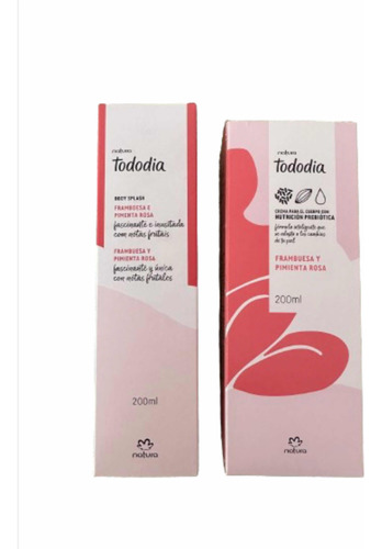 Kit Tododia Body Splash Mas Crema Hidratante