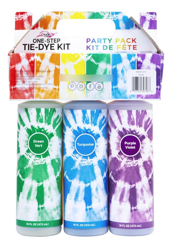 Tulipán Tie Dye De Un Solo Paso, Paquete Para Fiesta