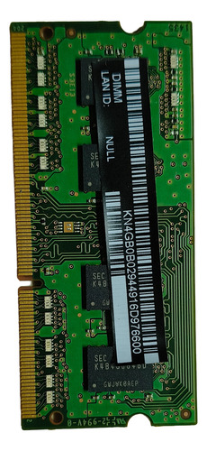 Memoria Ram Color Verde 4gb 1 Samsung M471b5173db0-yk0 (Usado)