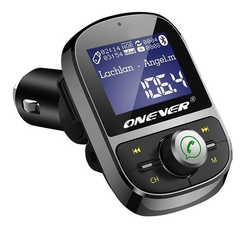 Onever 5 Transmisor Fm Y Receptor Bluetooth Manos Libres