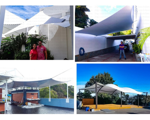 Imagen 8 de 10 de Toldos De Lona Tensados, Toldos Vela Para Piscinas, Terrazas