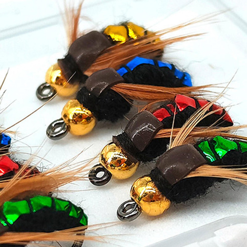 3 X 8x Señuelos De Pesca Pesca Con Mosca Hombres