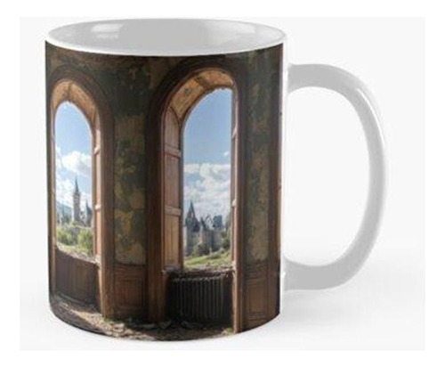 Taza Palacio Europeo Abandonado Calidad Premium