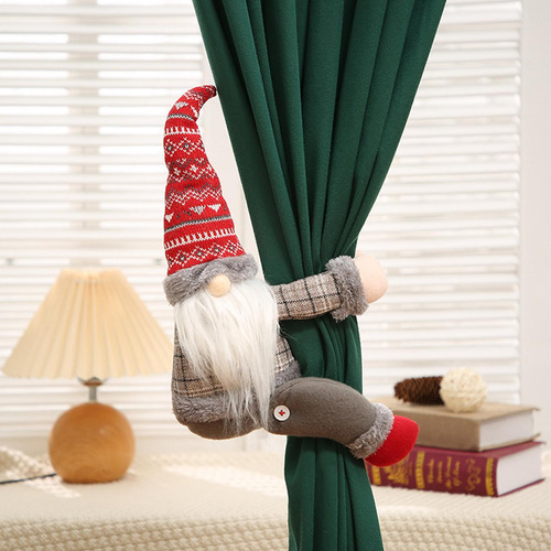 Hebilla Para Cortinas Navideñas Muñeca Con Hebilla Para Cort