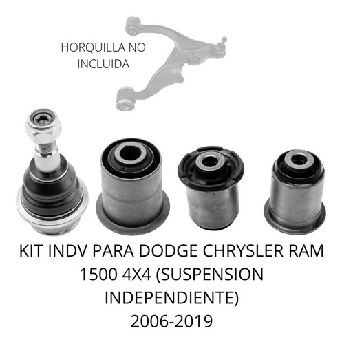 Kit Bujes Y Rotula Para Dodge Chrysler Ram 1500 4x4 06-19