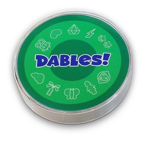 Imagen 1 de 7 de Dables Juego Mesa Cartas Redondas Memoria Visual Dobles