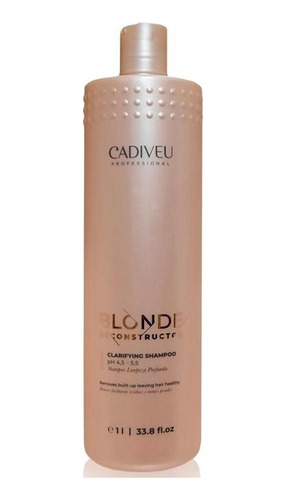 Shampoo AntiressĂduos Cadiveu Blonde Reconstructor 1 Litro
