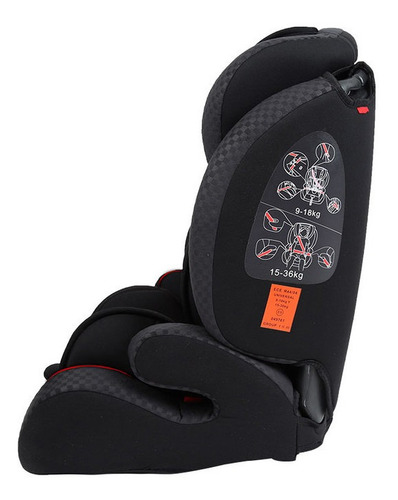 Butaca Carestino Berlin Grupo I/ii/iii - New Black