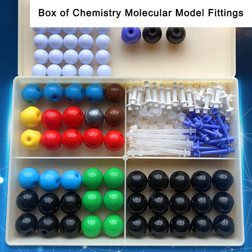Kit De Modelo Molecular, Química Orgánica E Inorgánica, 60 P