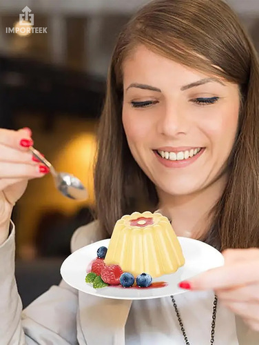Para Z 4pz Molde Flan Individual Flanera Reposteria