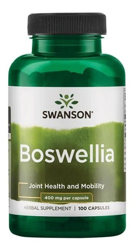Boswellia 400mg X 100 Capsulas - Swanson