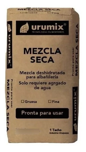Mezcla Seca Fina Urumix - 25 Kg - El Insuperable