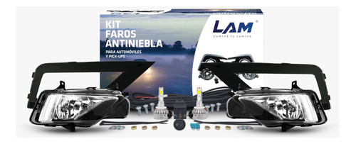 Kit Faros Auxiliares Vw Saveiro 2016 2017 2018 19 Completo!