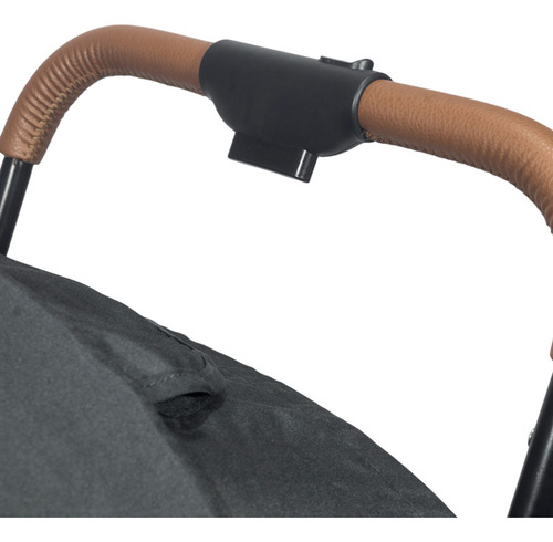 Cochecito De Bebé Ultracompacto Con Huevito Terrain Infanti Color Negro Chasis Negro