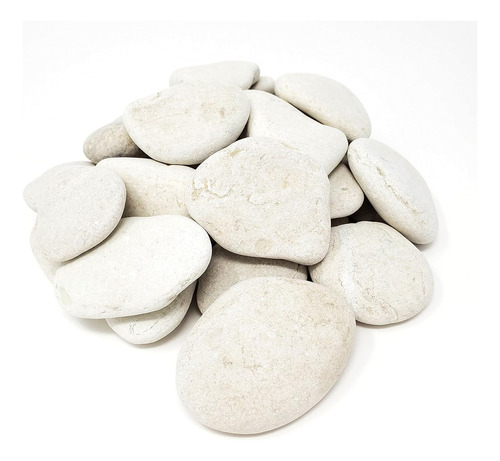 Piedras De Paisajismo (blanco) - Rocas De Paisajismo Para Di