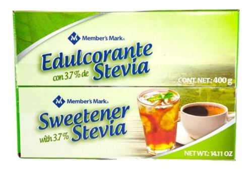 Edulcorante De Mesa Member's Mark Con Stevia 400 Sobres 1g