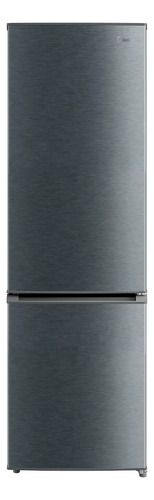 Geladeira cinza escuro Midea MRFI-2660S346RW com freezer 260L