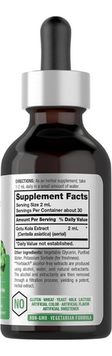 Extracto De Gotu Kola Horbäach 59 Ml