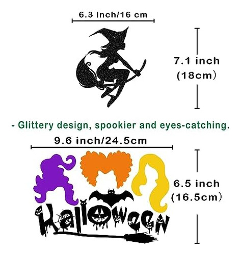 Simife Decoraciones De Halloween ' Pancarta Colorida Con Olo