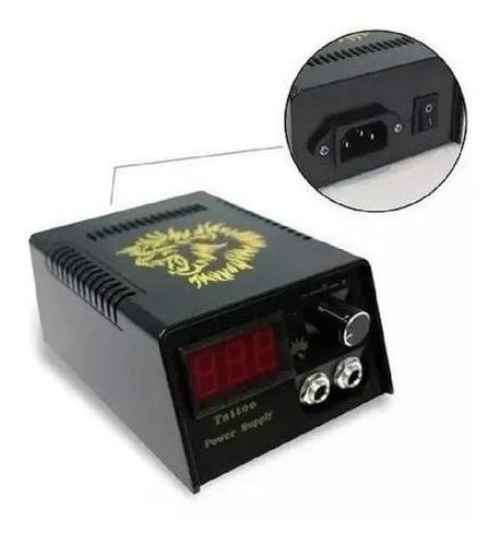 Imagen 3 de 5 de Kit Tatuaje 2 Máquinas Doble Bobina 40 Tintas 20 Agujas