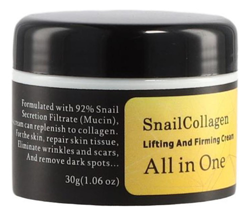 Crema Facial De Colágeno Con Forma De Caracol, Hidratante E