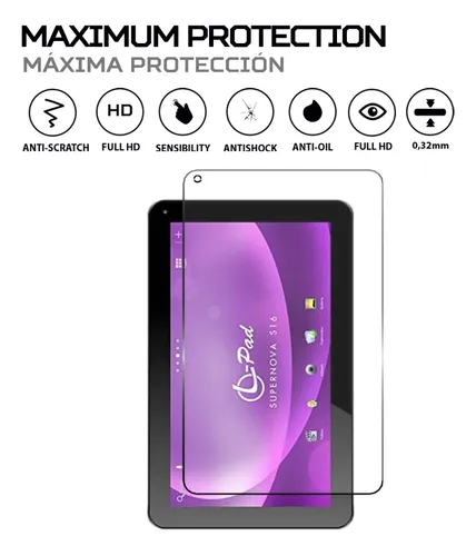 Protector Pantalla Antishock Para Leotec L-pad Supernova S16