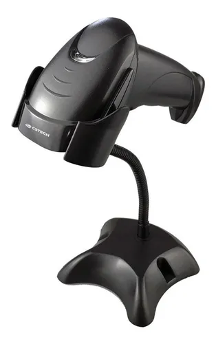 Leitor De Código De Barras Com Suporte C3tech Lb-50bk Usb 127/220v Preto