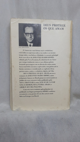 Livro Deus Protege Os Que Amam - Johannes Mario Simmel - Editora Nova Fronteira (Usado)