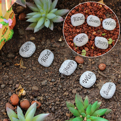 Adoquines En Maceta, Decoración En Maceta De Piedras