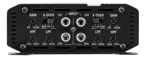 Amplificador Audio Labs Monster Mini4 2400w Max 4 Ch Clase D