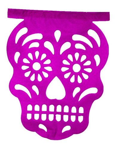 Papel Picado Tradicional  Calaveras Dia De Muertos