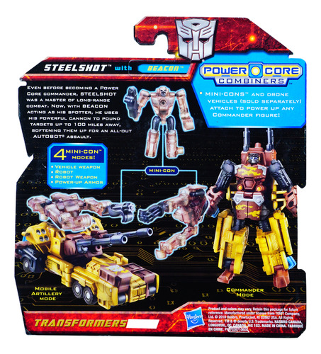 Transformers Power Core Combiners Steelshot & Beacon 2010