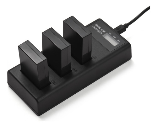 -batería E12 -indicadores Led E12 De 3 Ranuras Micro Usb Y T