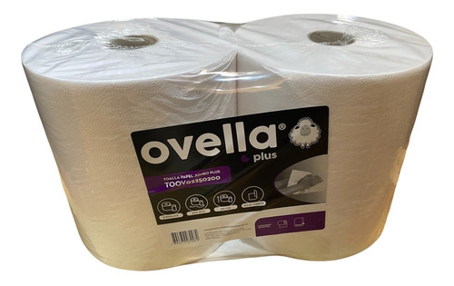 Toalla De Papel Ovella Largo Metraje 2x250