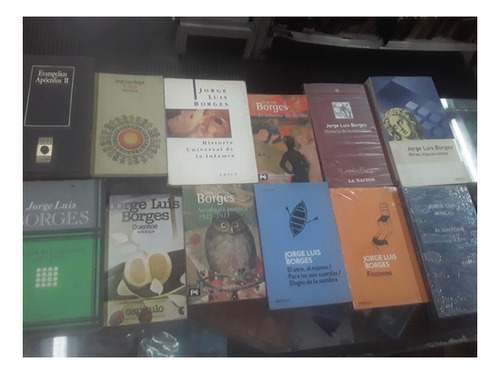 Jorge Luis Borges - Lote X 12 Libros Nuevos Y Usados 