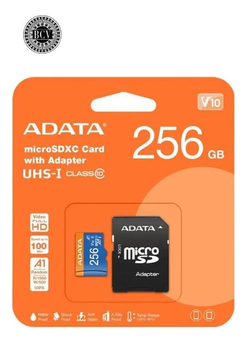 Memoria Micro Sd Adata 256 Gb Tasa Bcv