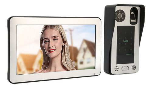 Timbre Con Intercomunicador Wifi De 10 Pulgadas Con Acceso P