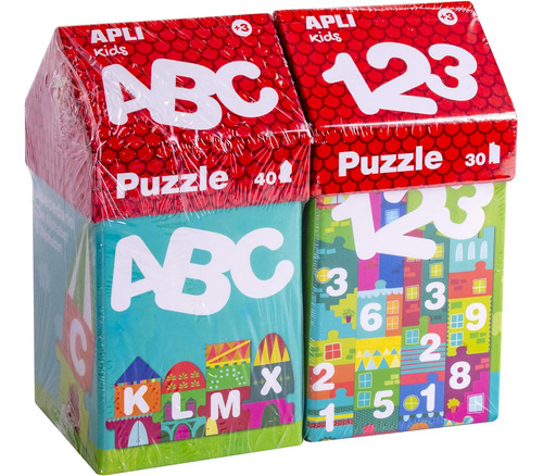 Apli Kids 18776-kit Especial Puzzles Casitas Educativos