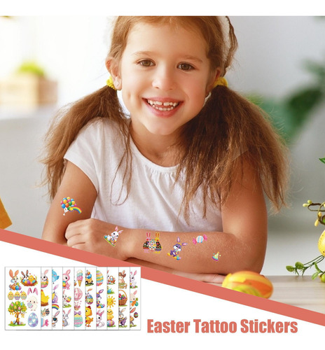 Tatuaje Temporal De Pascua Pegatinas De Tatuaje De Pascua 10