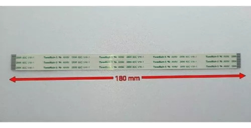 Cabo Flat 24 Vias 180mm Tennrich-s 2896 80c Vw-1 Pacote C/5