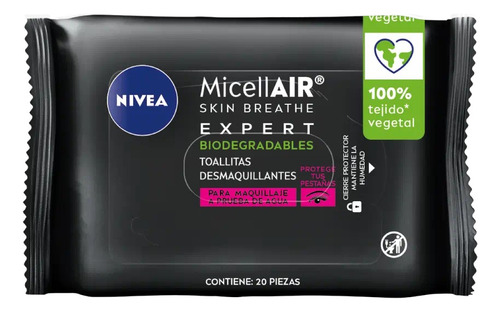 Nivea Toallitas Desmaquillantes Micelar 20und