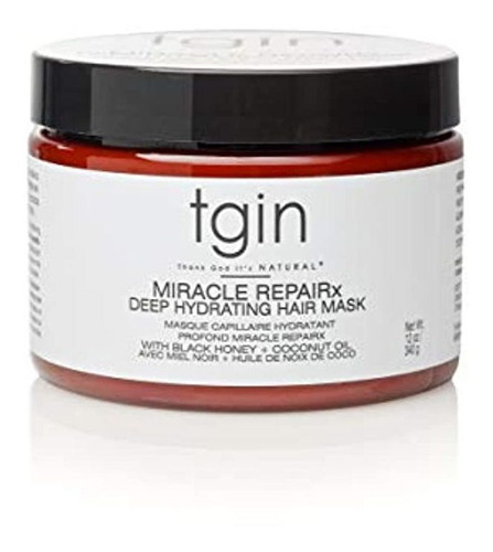 Tgin Mascarilla Hidratante Profunda Para Cabello Natural