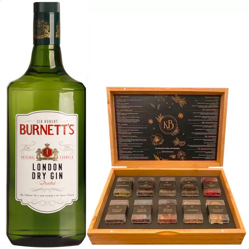 Gin Sir Robert Burnett´s + Estuche Mixologia Botanica Kaia