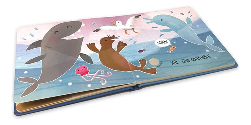 Não Cutuque O Tubarão: Toque E Brinque E Sons, De Sam Taplin. Editora Usborne, Capa Dura, Edição 1 Em Português, 2023