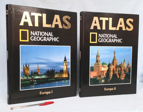 Atlas Europa Tomos 1 Y 2 / Geografía National Geographic