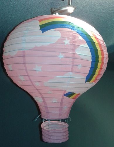 Pantalla De Papel Modelo Globo Aerostatico Padrisimo