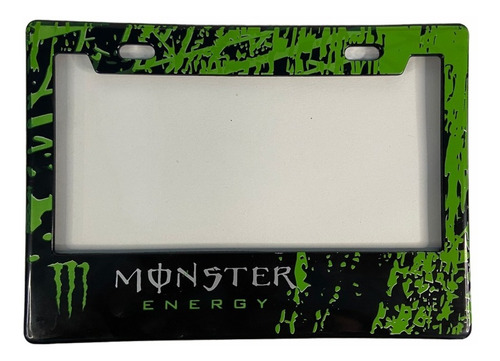 Marco Portaplaca Moto Monster Energy Placa Grande Se