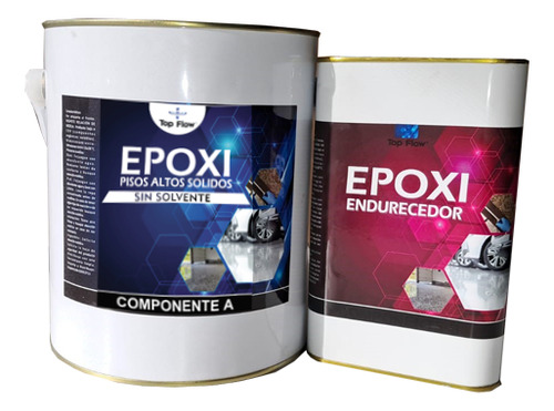 Tf Epoxi Pisos Brillante Ral 7040 Altos Solidos (95%) - 20lt