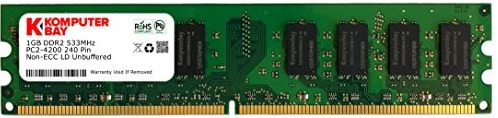 Memoria Para Pc Ddr2  1gb. Pc2-4200 533mhz